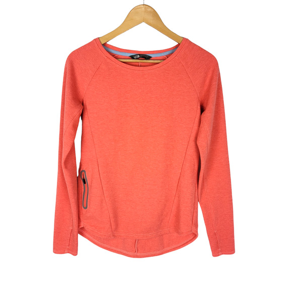 The North Face Tops - The North Face Bright Coral Long Sleeve S